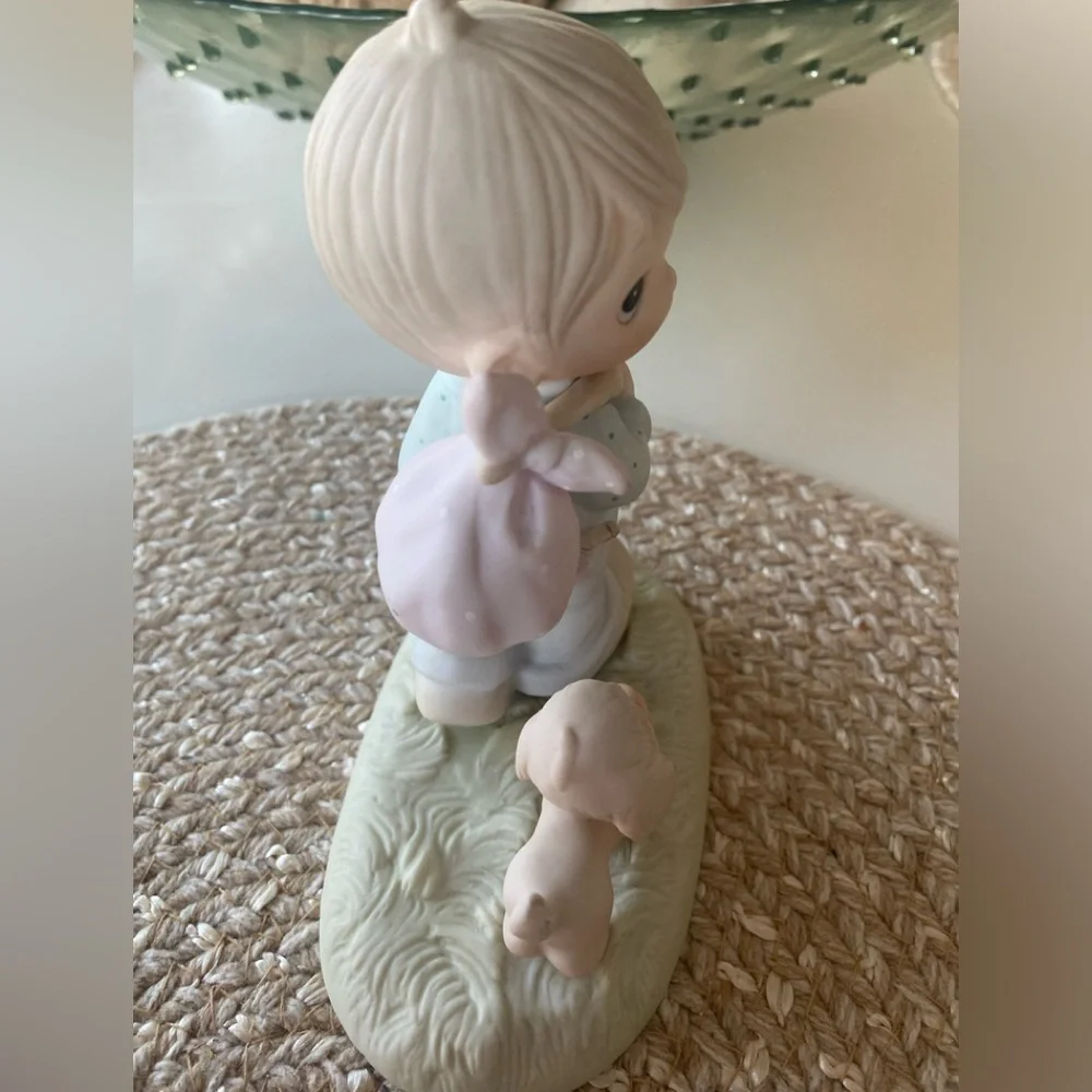 Vintage Precious Moments 1983 “ You Can’t Run Away From God” Figure